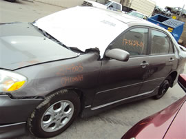 2004 TOYOTA COROLLA TYPE S, 1.8L 5SPEED FWD, COLOR GRAY, STK Z14803
